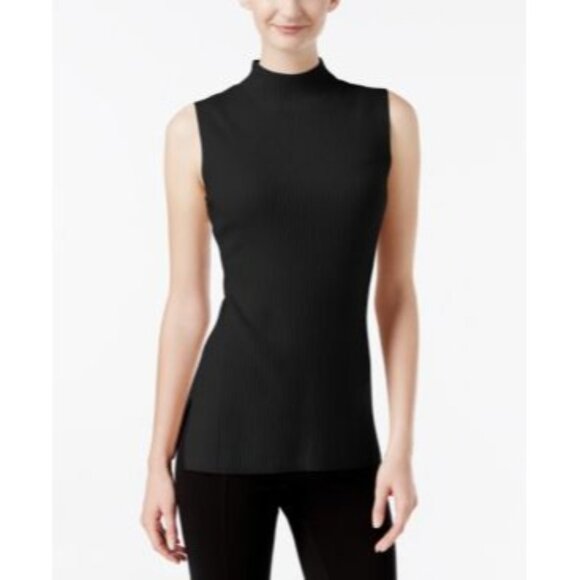 CALVIN KLEIN Womens Black Long Sleeve Crew Neck‎ Top  Size: XL - Picture 1 of 1